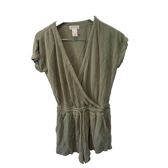 L Space Great Escape Romper - Olive Army Green - Sz S - Picture 2 of 5